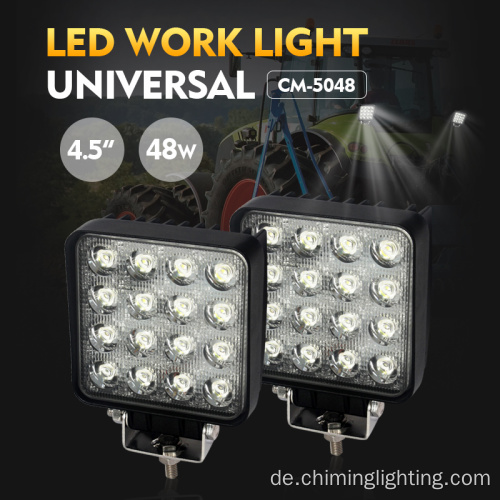 12 V 24 V Auto LED Work Light Drive Light ATV Offroad SUV 4,3 Zoll 48W LED -Arbeitslicht für LKW